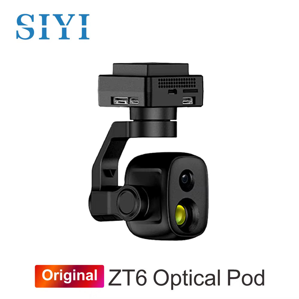 SIYI ZT6 Mini Dual-Sensor Optical Pod High-Resolution Thermal Imaging HDMI 4K Ultra HD Recording & Photography Split Image