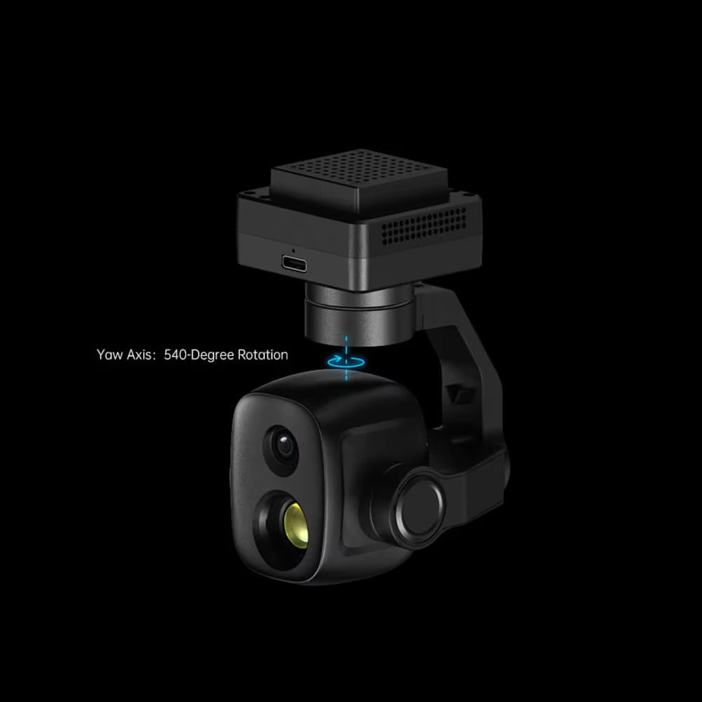 SIYI ZT6 Mini Dual-Sensor Optical Pod High-Resolution Thermal Imaging HDMI 4K Ultra HD Recording & Photography Split Image