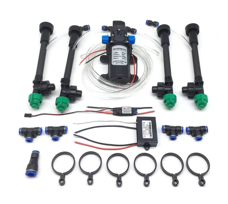 Plant Protection Drone Accessories Brush Spraying System 80A 35A Set Water Pump 30AESC 5L 10L 15L 16L 20L 22L 25L