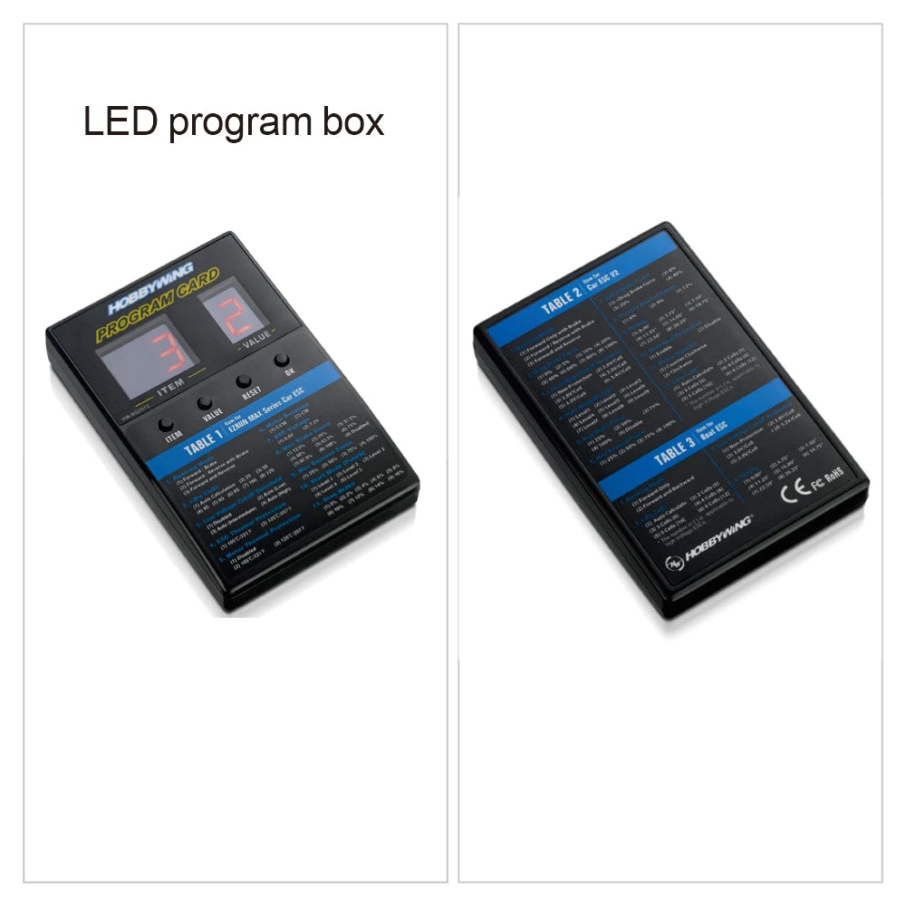 Original Hobbywing OTA Programmer by Bluetooth/LED program box/LCD program box Optional More Powerful Simple And Convenientfor