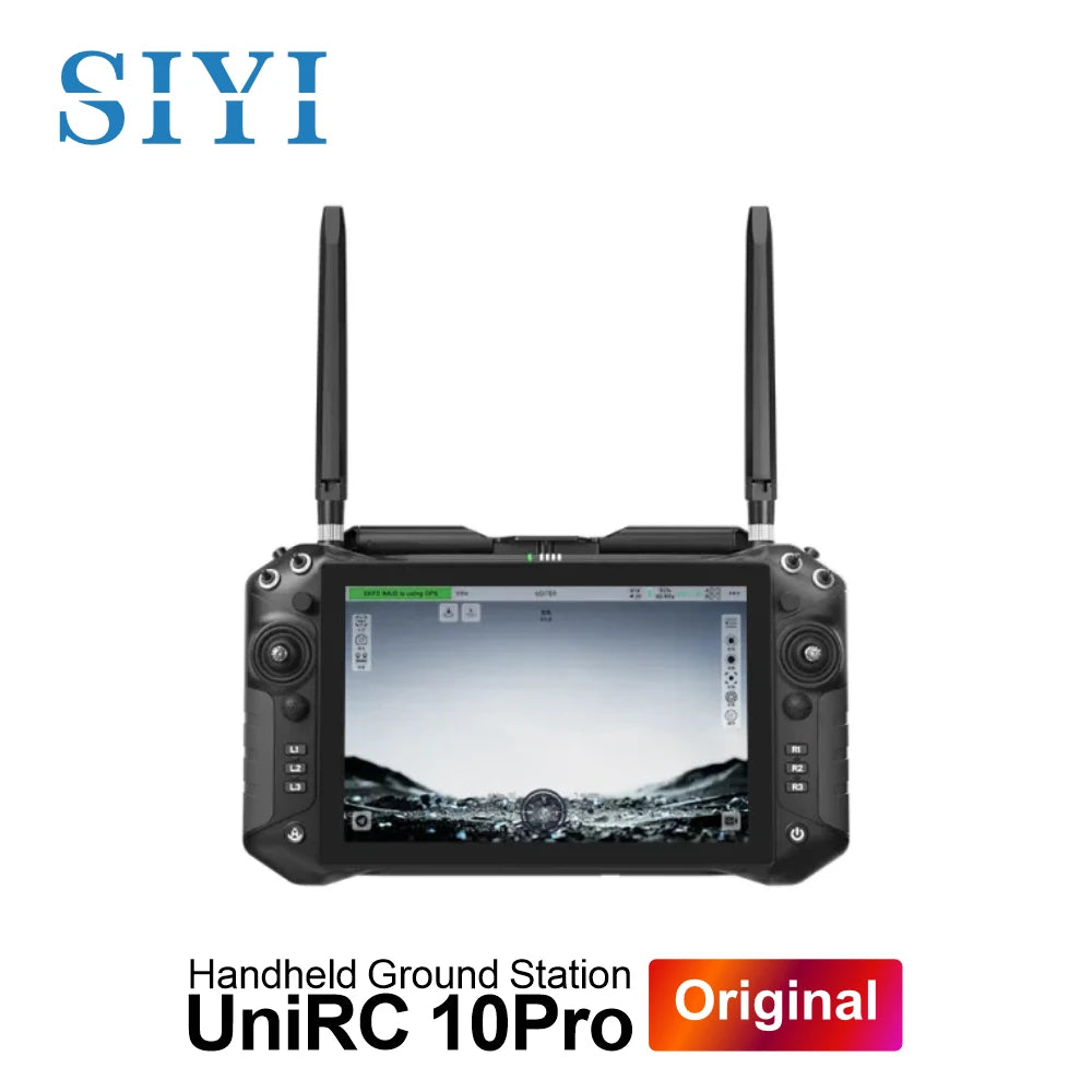 SIYI UniRC 10 Pro Triple Frequency 2.4 & 5 & X GHz Handheld Ground Station 45 KM Range Smart Controller for UAV UGV USV Robotics