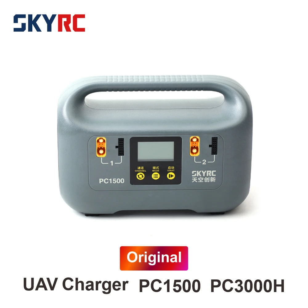 Original SKYRC PC1500 PC3000H 20A 25A 60A Drone 12S 14S Lithium Battery Charger 4 Channel Output High Voltage Lipo LiHV