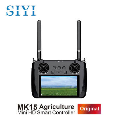 SIYI MK15 Mini HD Handheld Agriculture Smart Controller with 5.5 Inch LCD Touchscreen 1080p 60fps FPV 180ms Latency 3.5KM CE FCC