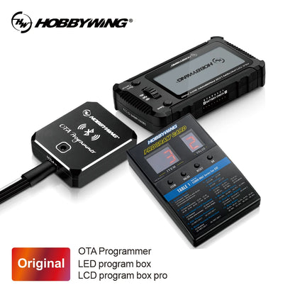 Original Hobbywing OTA Programmer by Bluetooth/LED program box/LCD program box Optional More Powerful Simple And Convenientfor