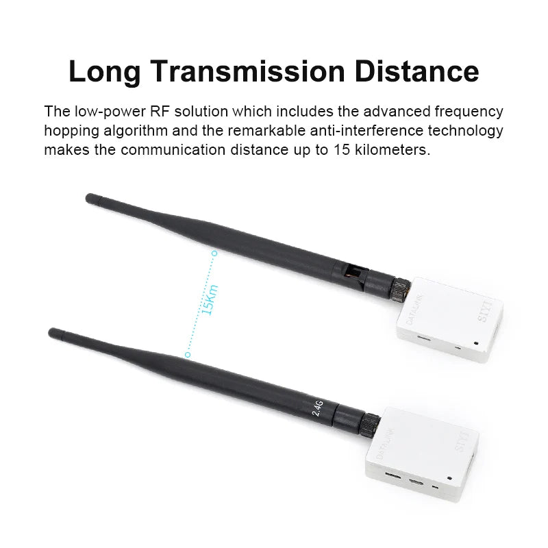 SIYI 2.4G Datalink Long Range 15km Transmission System with Mavlink Telemetry Various Ports