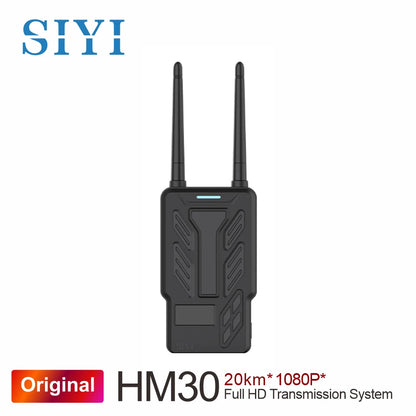 SIYI HM30 Long Range Full HD Digital Image Transmission FPV System 1080p 60fps 150ms SBUS PWM Mavlink Telemetry OSD 30KM CE FCC