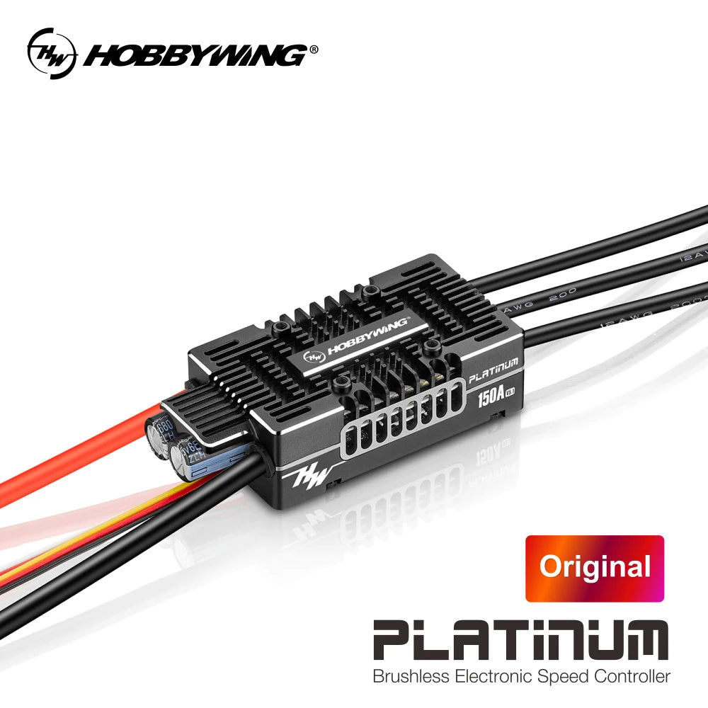 Hobbywing Platinum V5 Brushless ESC 18A/25A/80A/120A/150A/HV260A UBEC Soft Start-ups Reverse Brake Highpower BEC DEO Technology