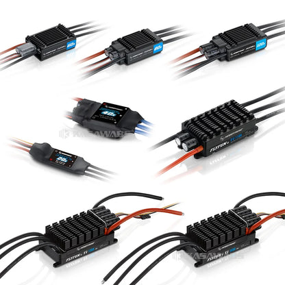 Original Hobbywing FlyFun V5 Brushless ESC 40A 60A 80A 110A 120A 130A Soft Start-ups Reverse Brake Highpower BEC DEO Technology