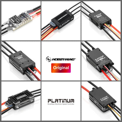Hobbywing Platinum V5 Brushless ESC 18A/25A/80A/120A/150A/HV260A UBEC Soft Start-ups Reverse Brake Highpower BEC DEO Technology