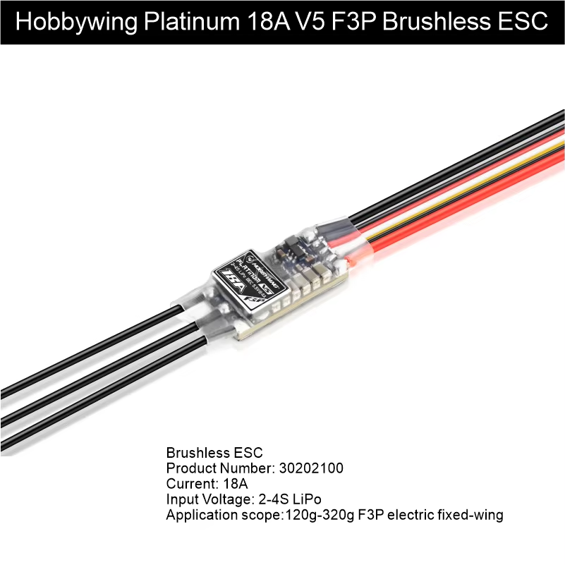 Hobbywing Platinum V5 Brushless ESC 18A/25A/80A/120A/150A/HV260A UBEC Soft Start-ups Reverse Brake Highpower BEC DEO Technology
