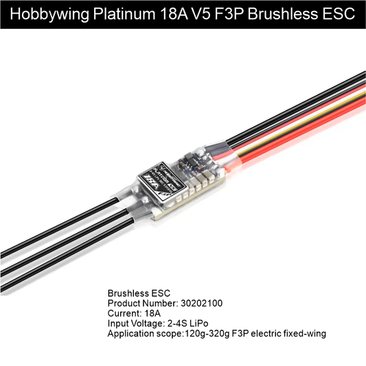 Hobbywing Platinum V5 Brushless ESC 18A/25A/80A/120A/150A/HV260A UBEC Soft Start-ups Reverse Brake Highpower BEC DEO Technology