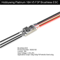 Hobbywing Platinum V5 Brushless ESC 18A/25A/80A/120A/150A/HV260A UBEC Soft Start-ups Reverse Brake Highpower BEC DEO Technology