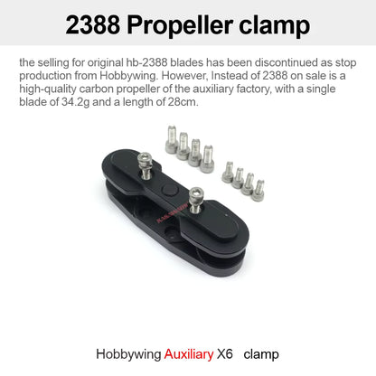 Hobbywing 2388 Prop Ｘ6 Plus Motor Power System Folding Propeller For Agricultural Drones UAV
