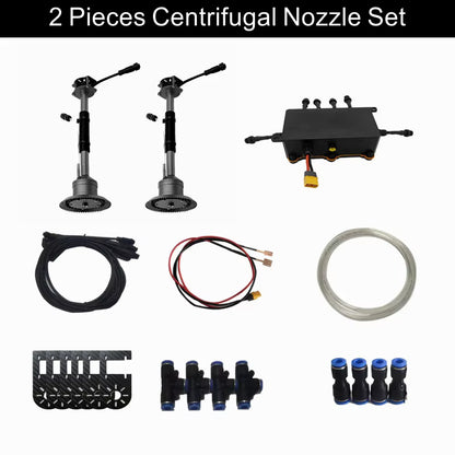 UAV black Smart Centrifugal Atomizer Set Suitable For DJI T20 T30 T40 T50 Plant Protection Drone 12S 14S
