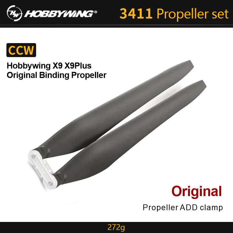 Hobbywing Original X9 Plus X9 Max 36190 X9 3411 Motor Power System Folding Propeller For Agricultural Drones UAV High Quality