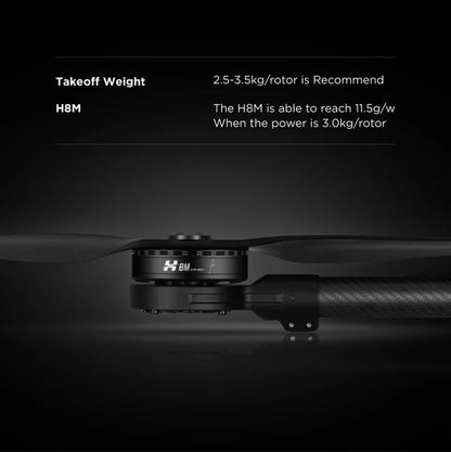 Hobbywing Original H8M H6M Power Set 3098 / 2278 Carbon Fiber Blade 12S Brushless Motor Esc Integration Power System for Drone