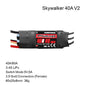 Hobbywing Skywalker V2 Brushless ESC 100/80/50/40A/30A/20A/15A 32bit ARM 96MHz 300,000 RPM DEO Reverse Brake Multiple Protection