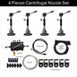 UAV black Smart Centrifugal Atomizer Set Suitable For DJI T20 T30 T40 T50 Plant Protection Drone 12S 14S