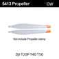 Dji T40 T50 T20p Drone Propeller R5413 White Fertilization Seedling Special UAV Wing Folding Paddle Accessories