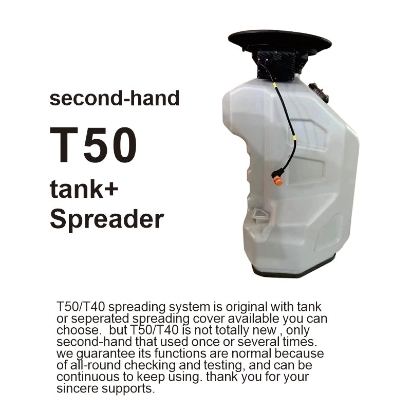Original Second-Hand T40/T50 Tank And Spreader Agricultural Drone Spreader System for T50T/T40 Spreading Accessories Sow Seeding