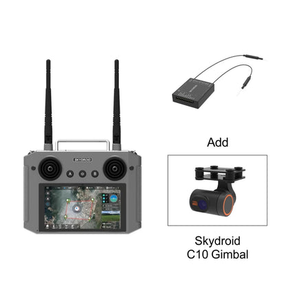 Original Skydroid H12 Channel 2.4GHz 1080P HD Digital Video Data Transmission Transmitter 3 in 1 Android Drone Remote Control