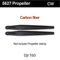 5627 Propeller CW CCW Blade Nylon Carbon Fiber with Mat for DJI Agras T60 Drone Accessories