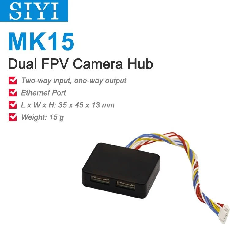 SIYI Original Accessory MK15 MK32 Air Unit Long Range Directional Antenna Camera Hub BEC Module Hall-Sensor Power Module