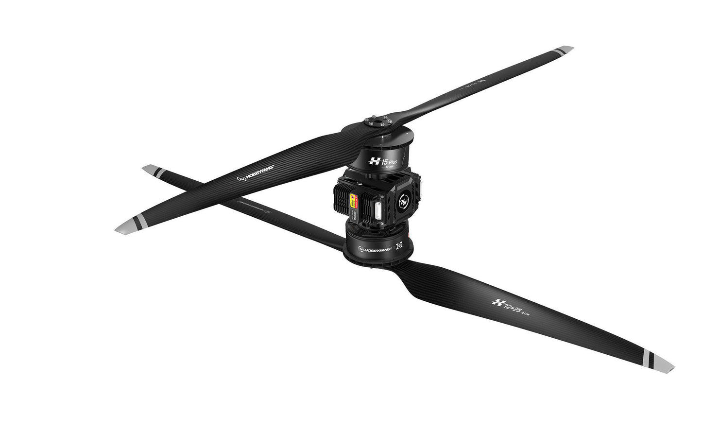 Hobbywing dual axial H15 Brushless Double Motor 15635-31KV 24S Capacity Industrial Propulsion System 7225 Integrated Straight Propeller