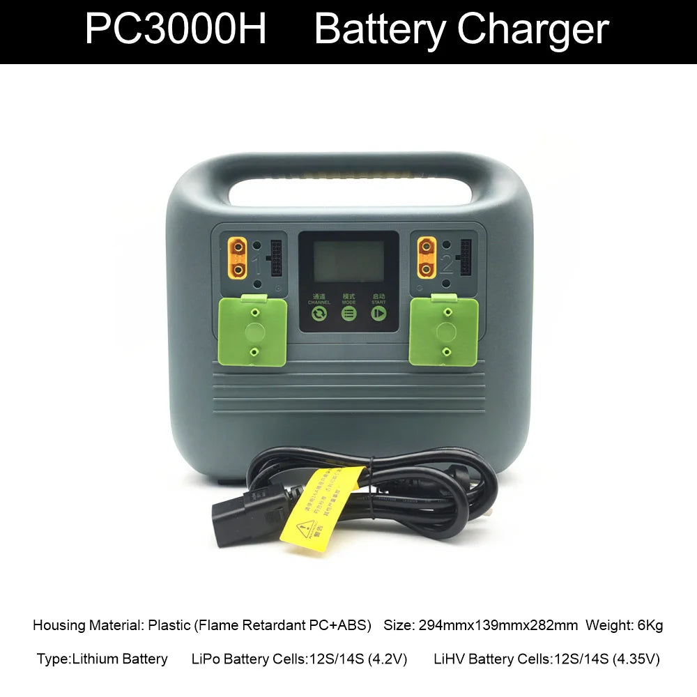 Original SKYRC PC1500 PC3000H 20A 25A 60A Drone 12S 14S Lithium Battery Charger 4 Channel Output High Voltage Lipo LiHV