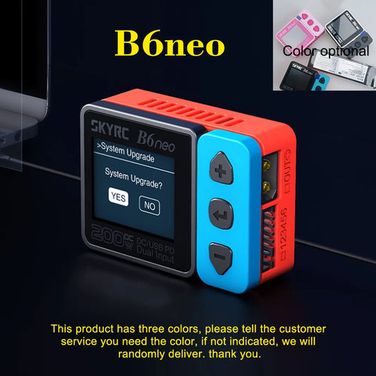 SKYRC Original B6neo B6ACneo AC/DC Smart Charger for Model Cars Intelligent Balance Lithium Battery Charger with Remote Control