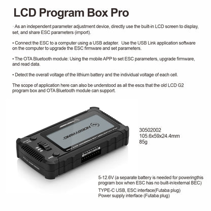 Original Hobbywing OTA Programmer by Bluetooth/LED program box/LCD program box Optional More Powerful Simple And Convenientfor