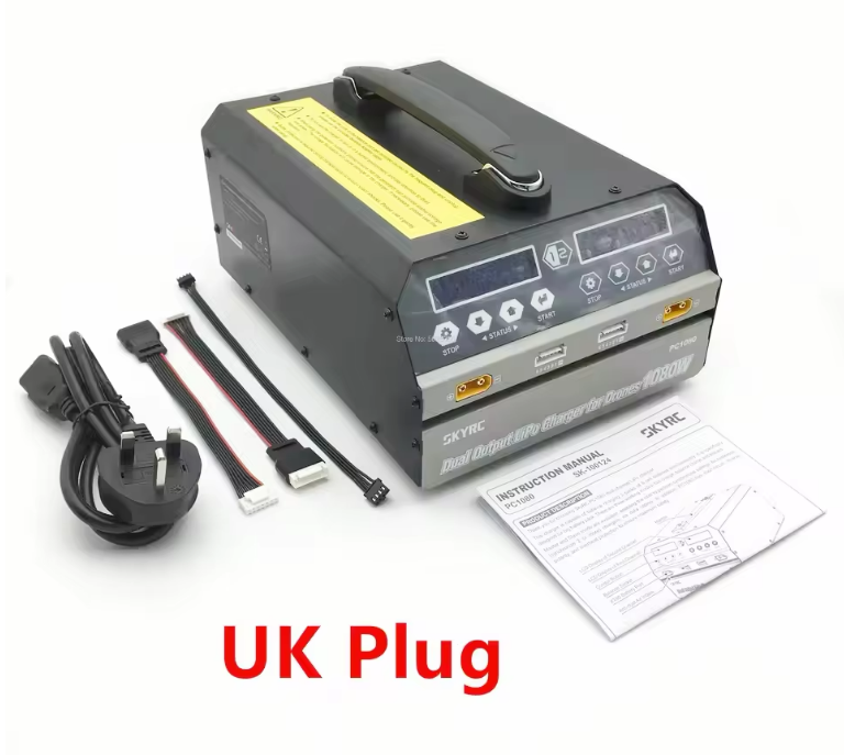 SKYRC PC1080 Lipo Battery Charger 1080W 20A 540W*2 Dual Channel Lithium Battery Charger for Agricultural Spraying Drone UAV