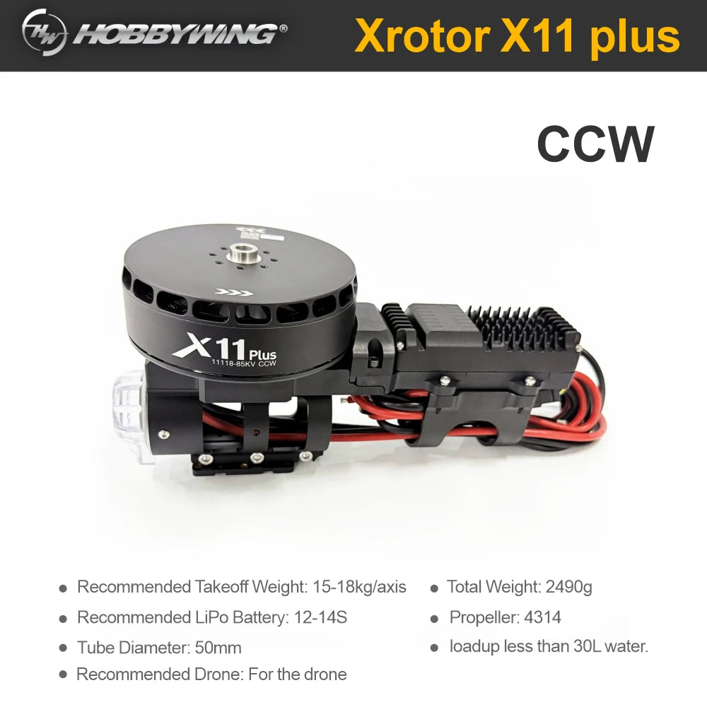 Original Hobbywing X11 Plus Power Xrotor FOC Combo 80A ESC Motor 41335 CW/CCW