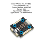 Hobbywing Xrotor FPV G2 4in1 ESC Competition 45A 65A 3-6S LiPo Flight Controller F7 BLHeli-32 Firmware Read 4 High Performance