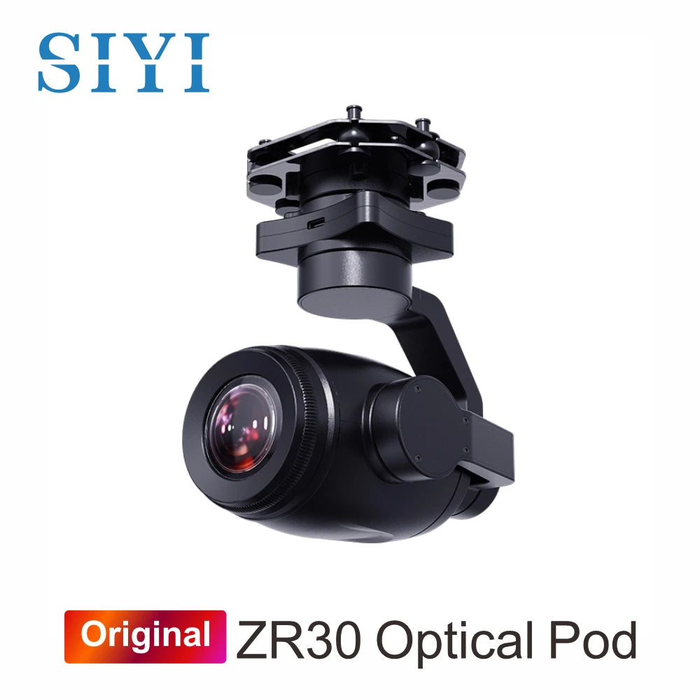 SIYI ZR30 4K 8MP 180X Hybrid 30X Optical Pod Zoom Gimbal Camera with AI Smart Identify and Tracking 1/2.7 Sony Sensor