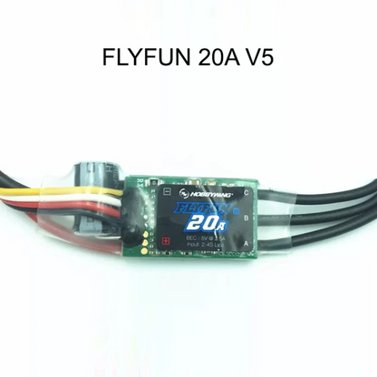 Original Hobbywing FlyFun V5 Brushless ESC 40A 60A 80A 110A 120A 130A Soft Start-ups Reverse Brake Highpower BEC DEO Technology