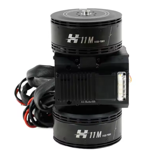 Hobbywing H11M Dual Axis Brushless Drone Motors 100kg Industrial Large Heavy Lift Drone 48175 Fold Prop