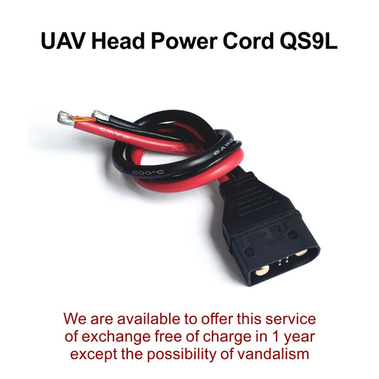 QS9L Head Power Cord Connectors Line Are Used For Agricultural UAV Frame EFT E420P E620P 20kg 20L 1PCS