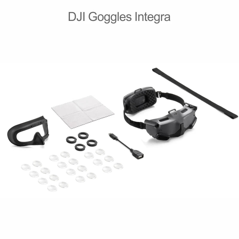 Original DJI Goggles Integra Motion Combo 1080p Micro-OLED 100Hz 700 Ｎits HD Display Stunning Colors 410g Two-Hour Battery Life