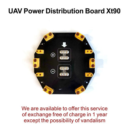 UAV Power Distribution Board XT90 Huge Large Current E6P Six-Axis & E4P Universal Use PDB Board 12S 480A for Agricultural Drone