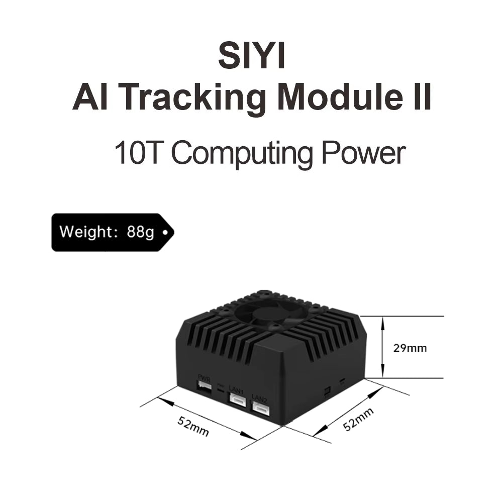 Original SIYI AI Tracking Module2 10T Computing Power Any Object License Plate Insulator Therma Imaging Recognition