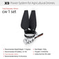 Hobbywing Original X9 Brushless Motor with ESC Power System 9616 110KV 12-14S 3411 Propeller For 40mm Tuble Agricultural Drones