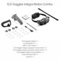 Original DJI Goggles Integra Motion Combo 1080p Micro-OLED 100Hz 700 Ｎits HD Display Stunning Colors 410g Two-Hour Battery Life